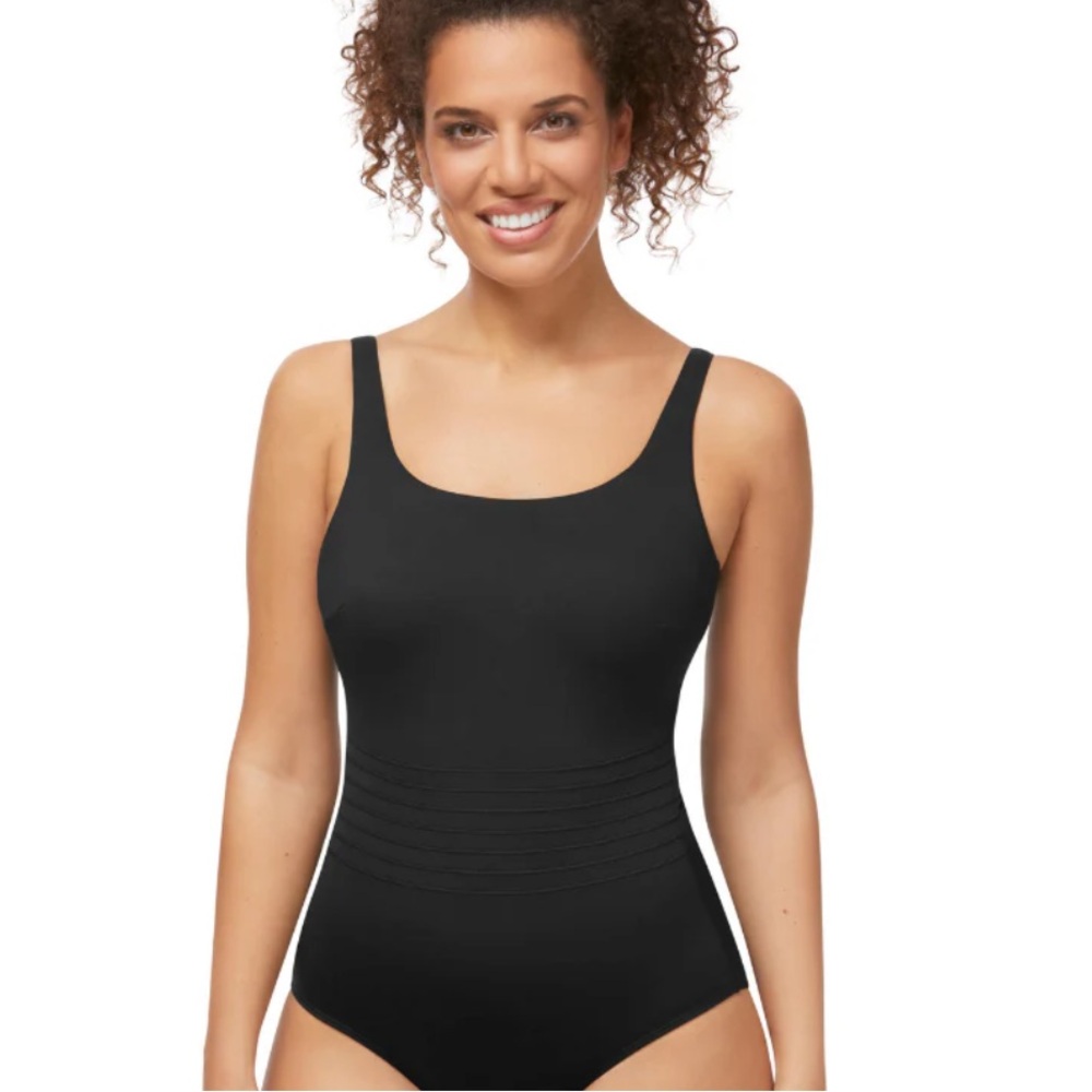 Amoena Zen Garden Full Bodice Swimsuit - black 12C